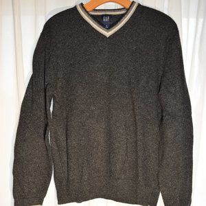 GAP V-Neck Wool Blend Sweater